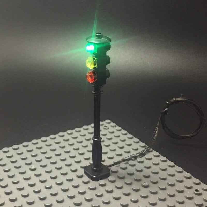 Light Kit for MOC Accessory LED Lamp Post Street Light / Spotlight / Traffic Light For City Series Bricks Block Model - Image 10