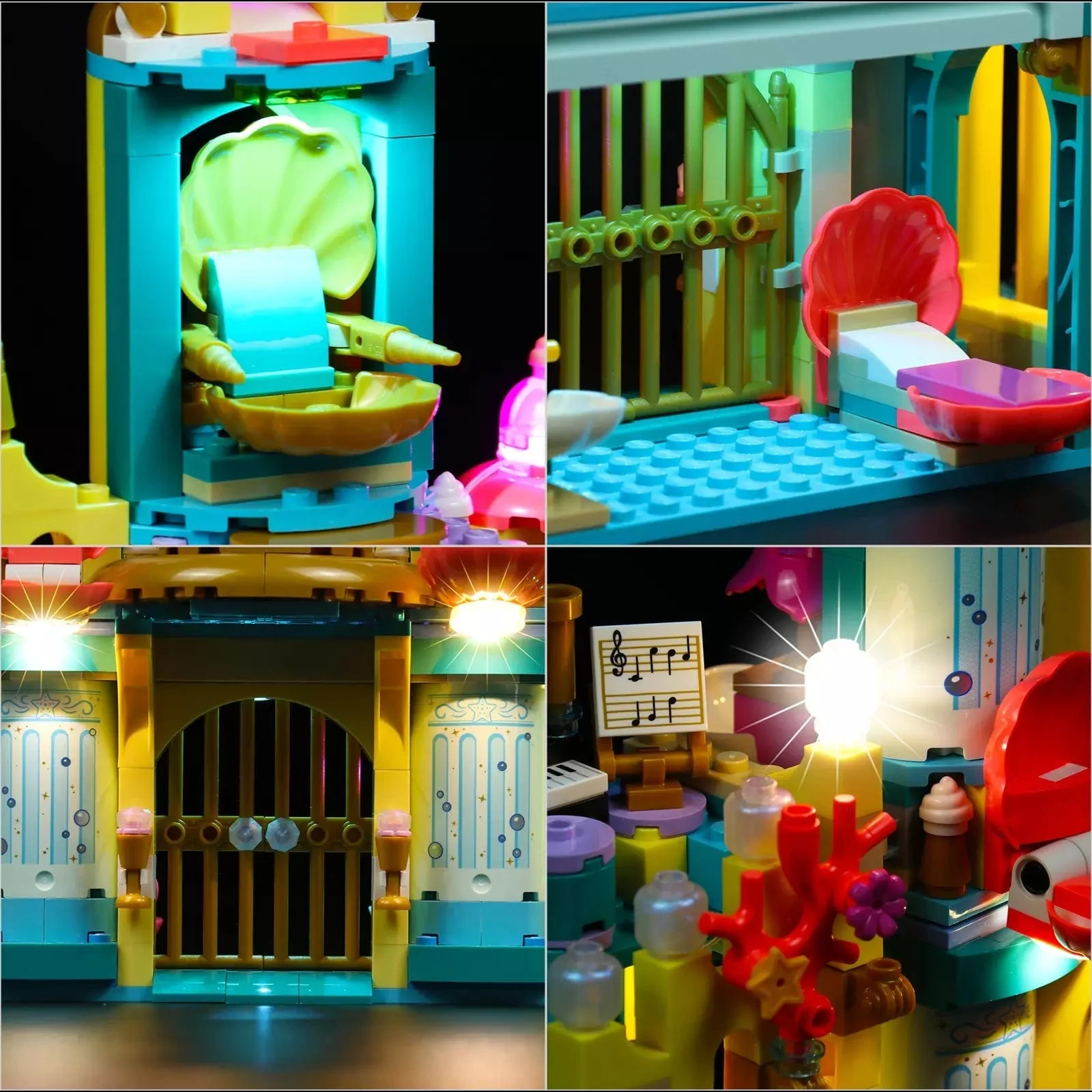 Light Kit for Ariel’s Underwater Palace #43207 - Image 4