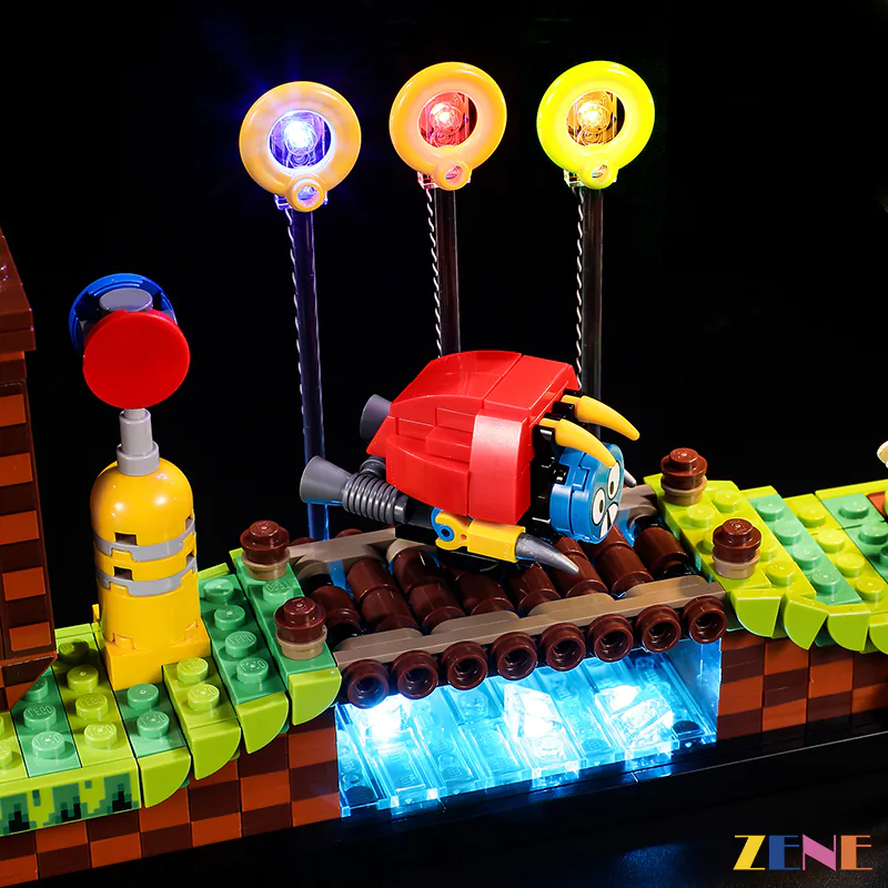 Light Kit for Sonic the Hedgehogs™ – Green Hill Zone #21331 (Ver. 2) - Image 5
