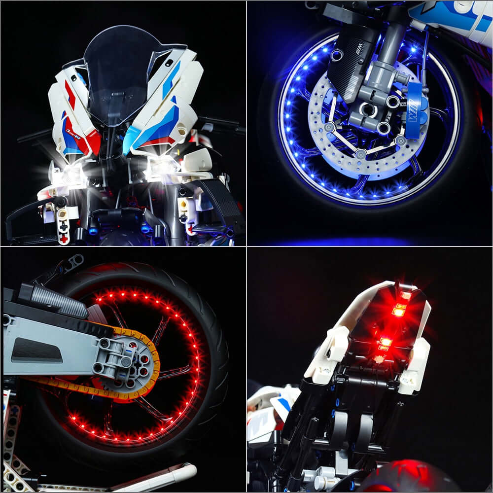 Light Kit for Technic™ Motorcycle M1000 #42130 - Image 5