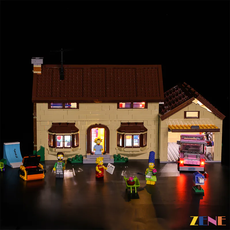 Light Kit for The Simpsons™ House #71006