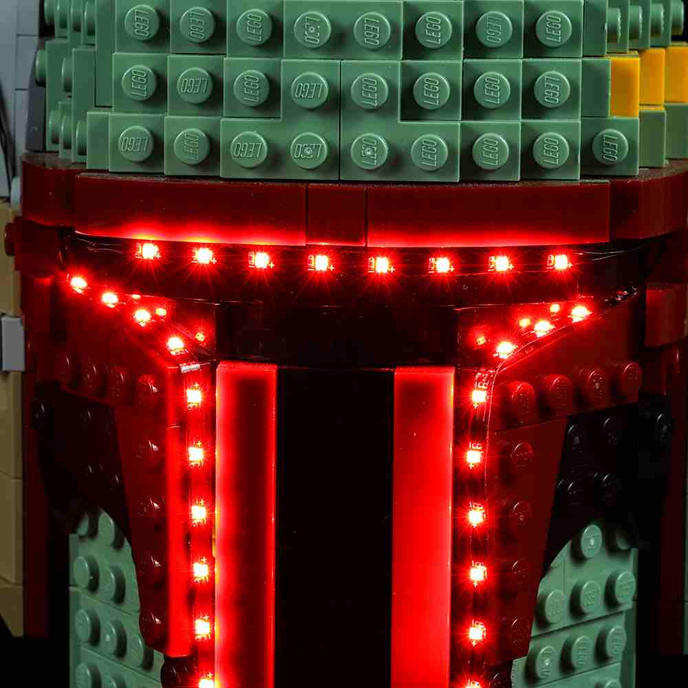 Light Kit for Boba Fett Helmet #75277 - Image 6