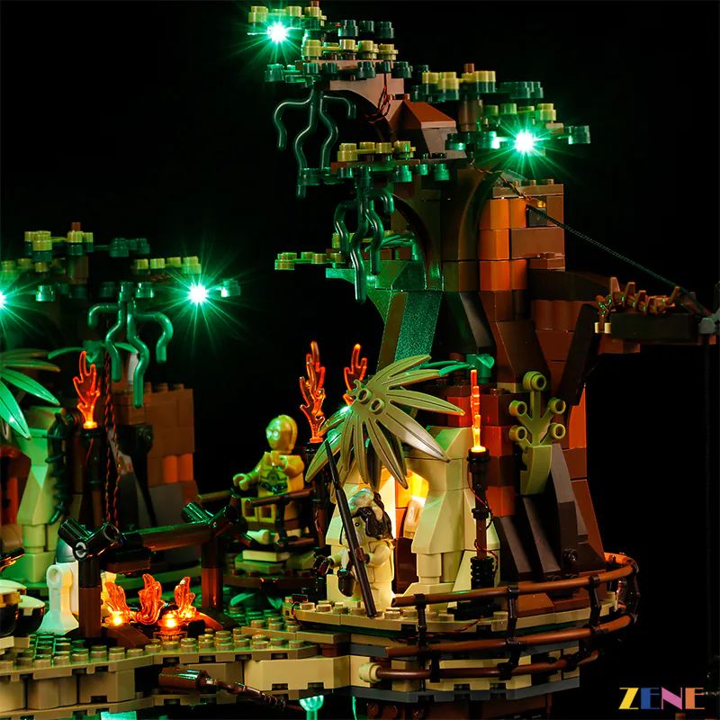 Light Kit for Star Wars Ewok Village #10236 - Image 4