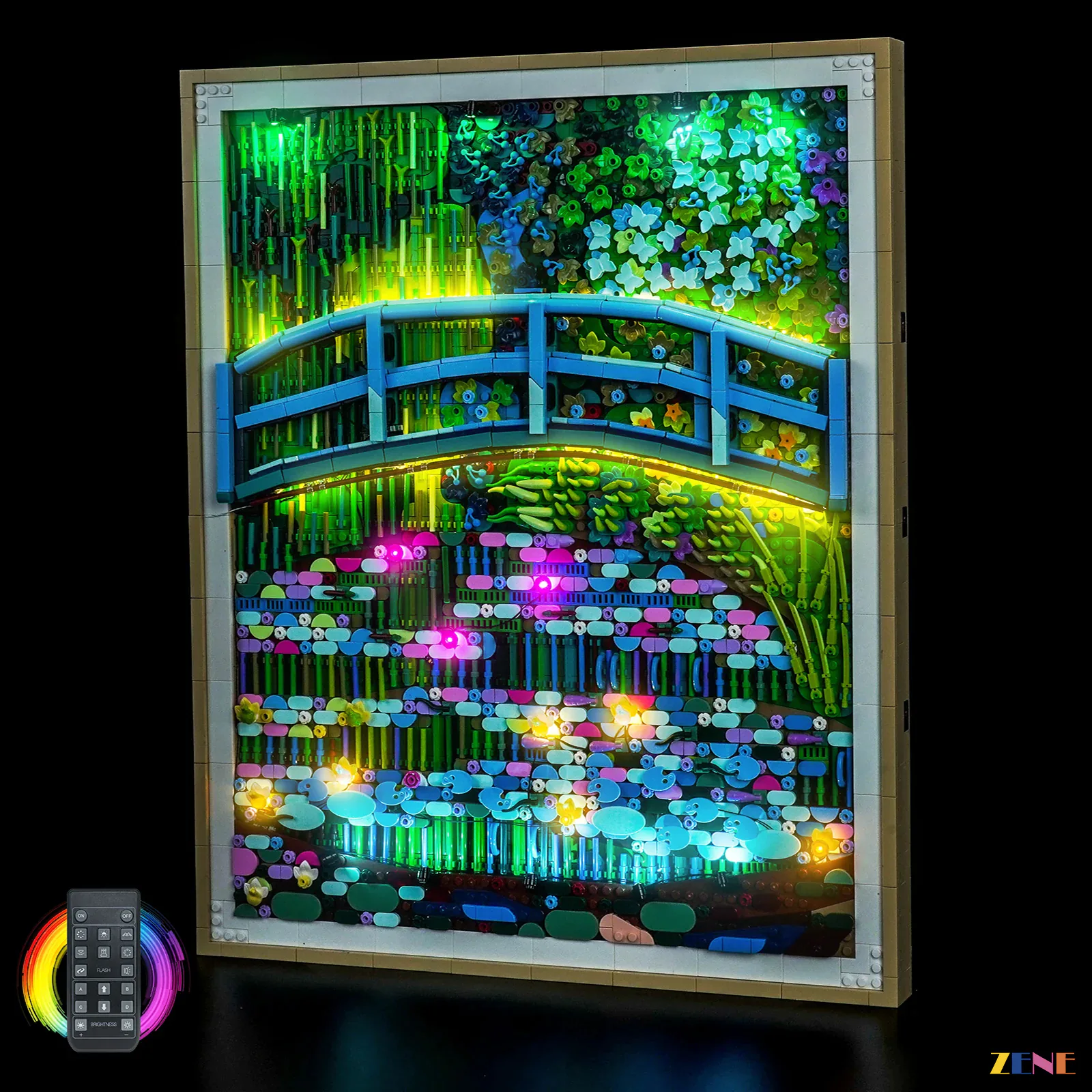 Light Kit for Claude Monet – Bridge over a Pond of Water Lilies #31220 - Image 2