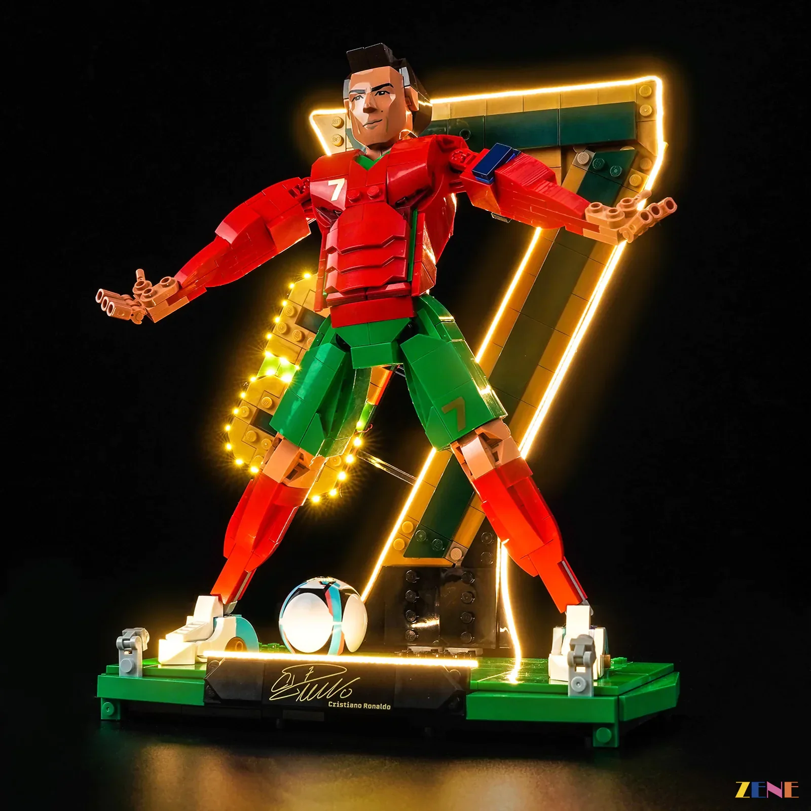 Light Kit for Cristiano Ronaldo – Soccer Legend #43016 - Image 4
