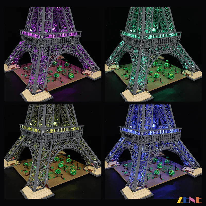 Light Kit for Eiffel Tower #10307 Multicolor (RGB Ver.) - Image 4