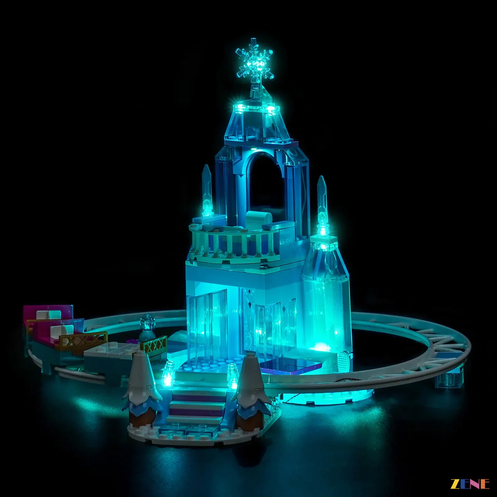 Light Kit for Elsa's Ice Castle & Snow Ride Adventure #43281 - Image 4