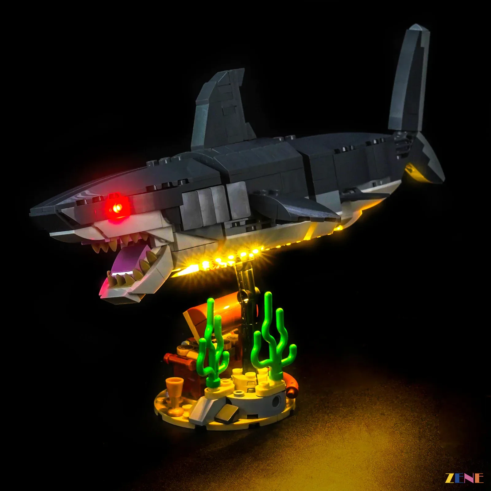 Light Kit for Fierce Shark with a Treasure Chest #31381 - Image 3