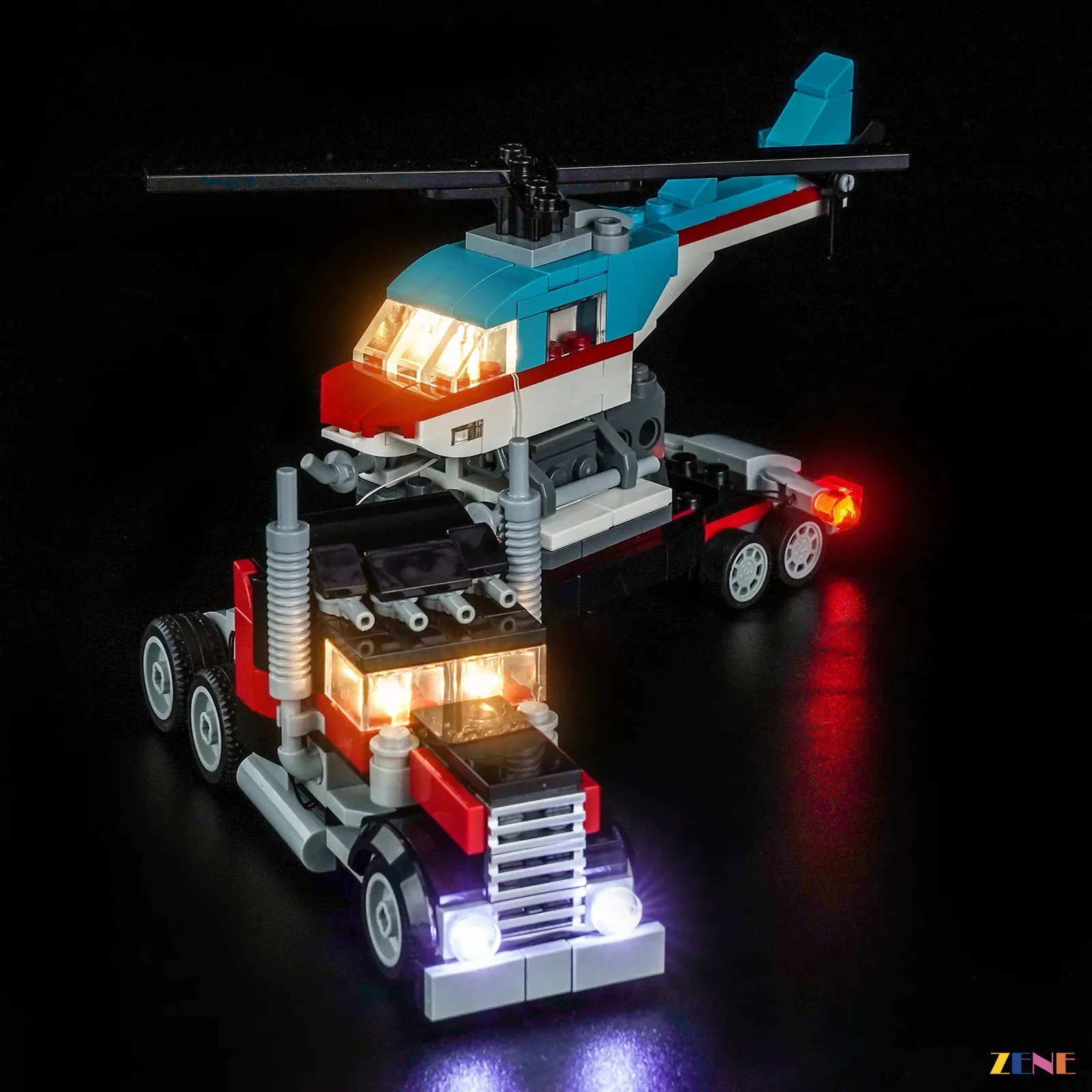 Light Kit for Flatbed Truck with Helicopter #31146 - Image 2