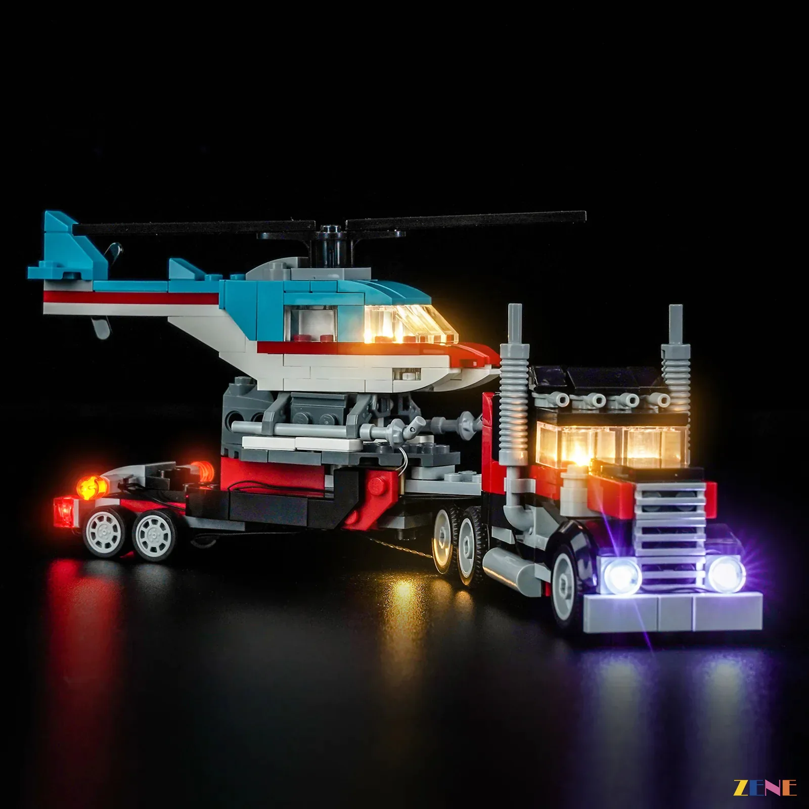 Light Kit for Flatbed Truck with Helicopter #31146 - Image 3