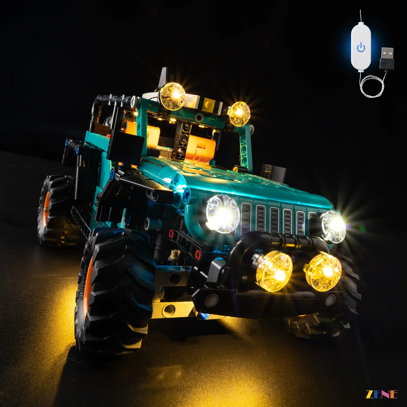 Light Kit for Jeep Wrangler Rubicon SUV #42227 - Image 5