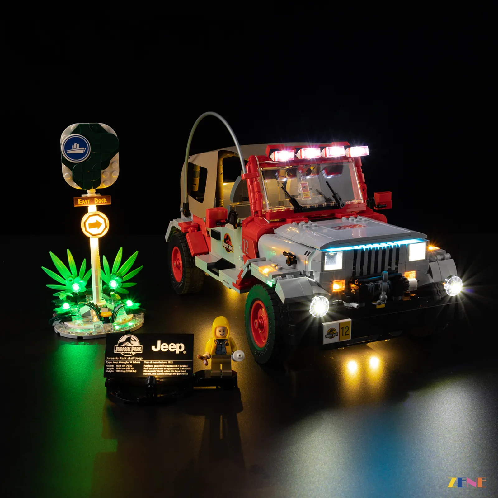 Light Kit for Jurassic Park Jeep Wrangler #77984
