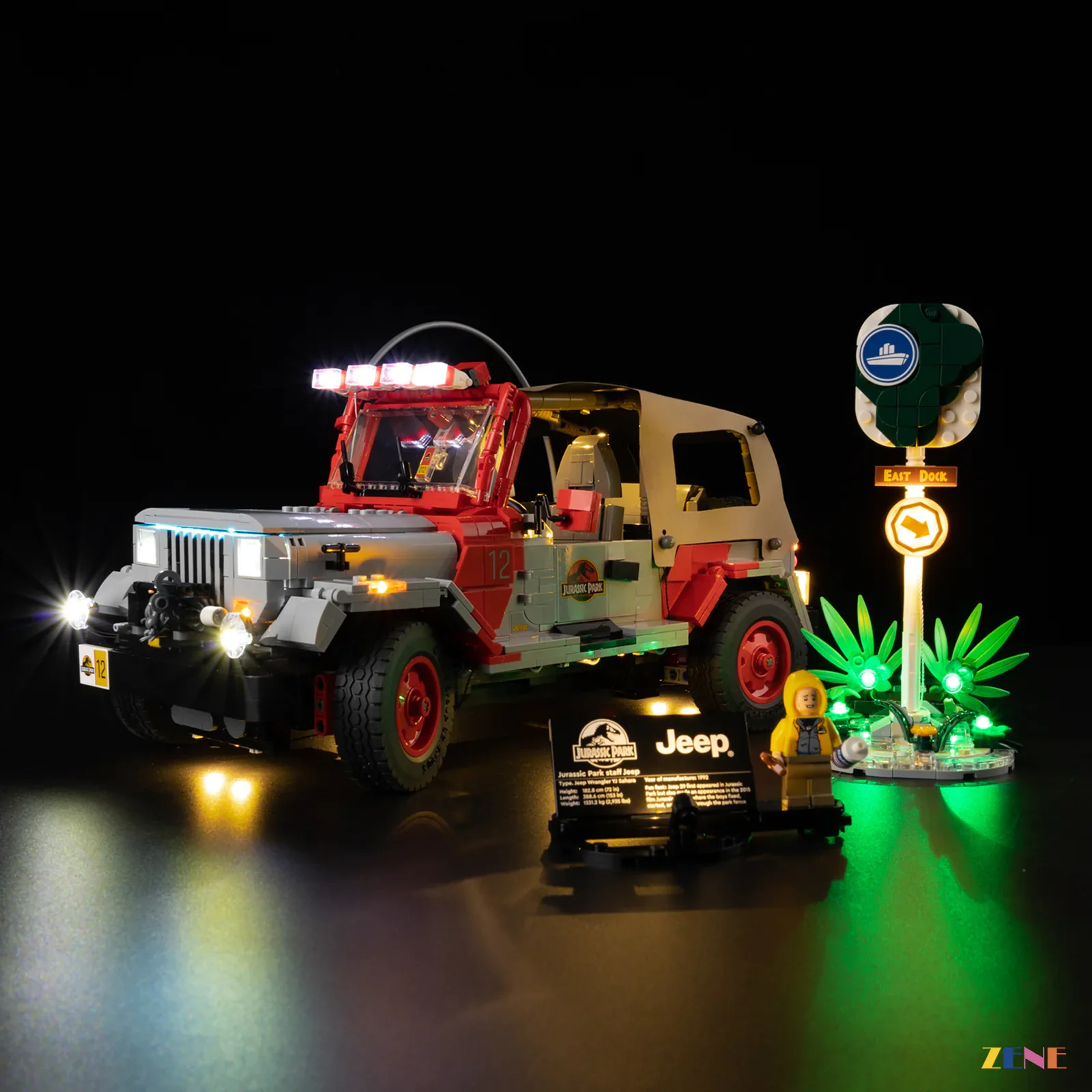 Light Kit for Jurassic Park Jeep Wrangler #77984 - Image 2