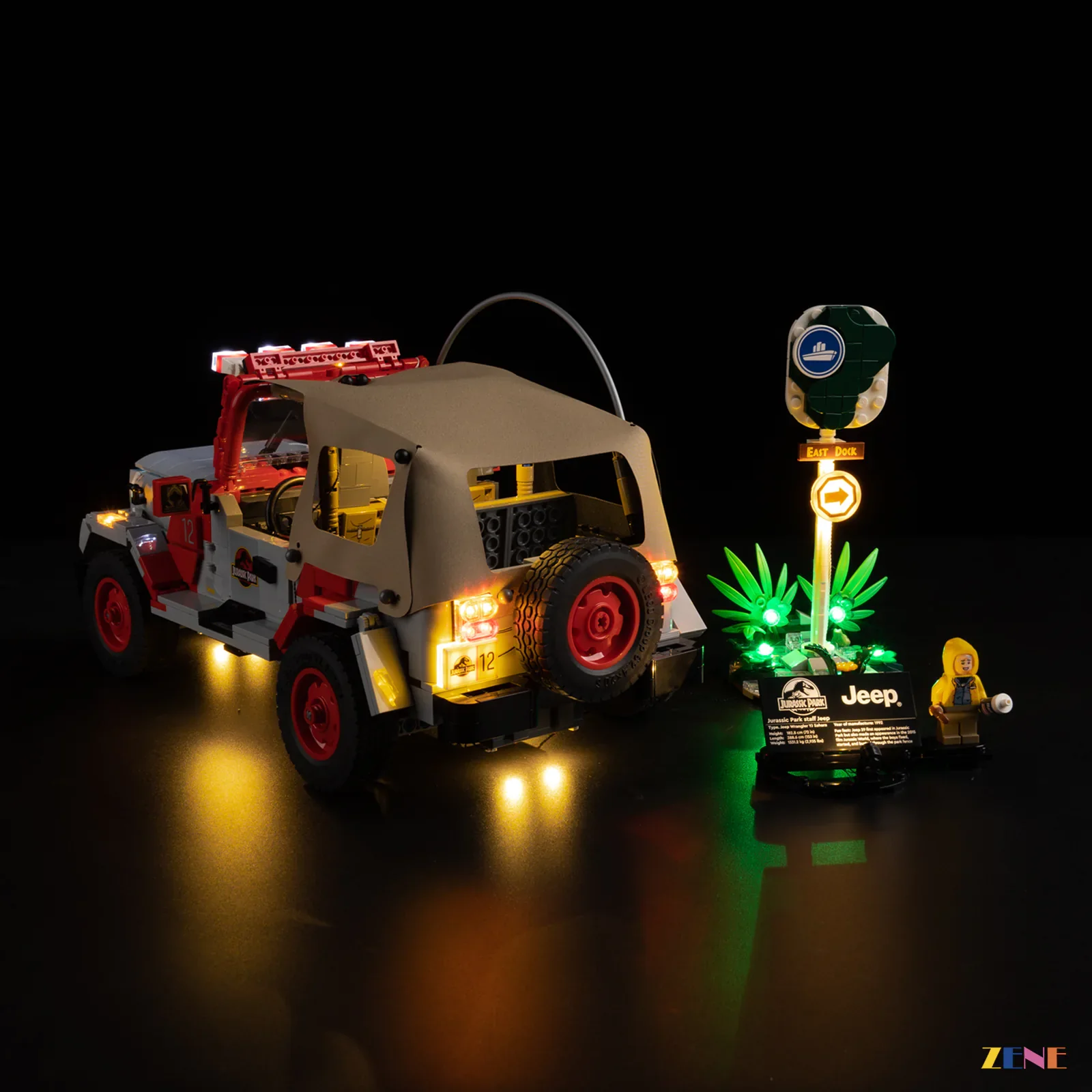 Light Kit for Jurassic Park Jeep Wrangler #77984 - Image 3