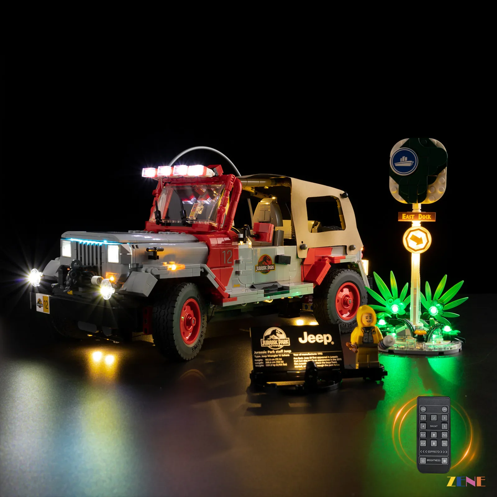 Light Kit for Jurassic Park Jeep Wrangler #77984 - Image 7