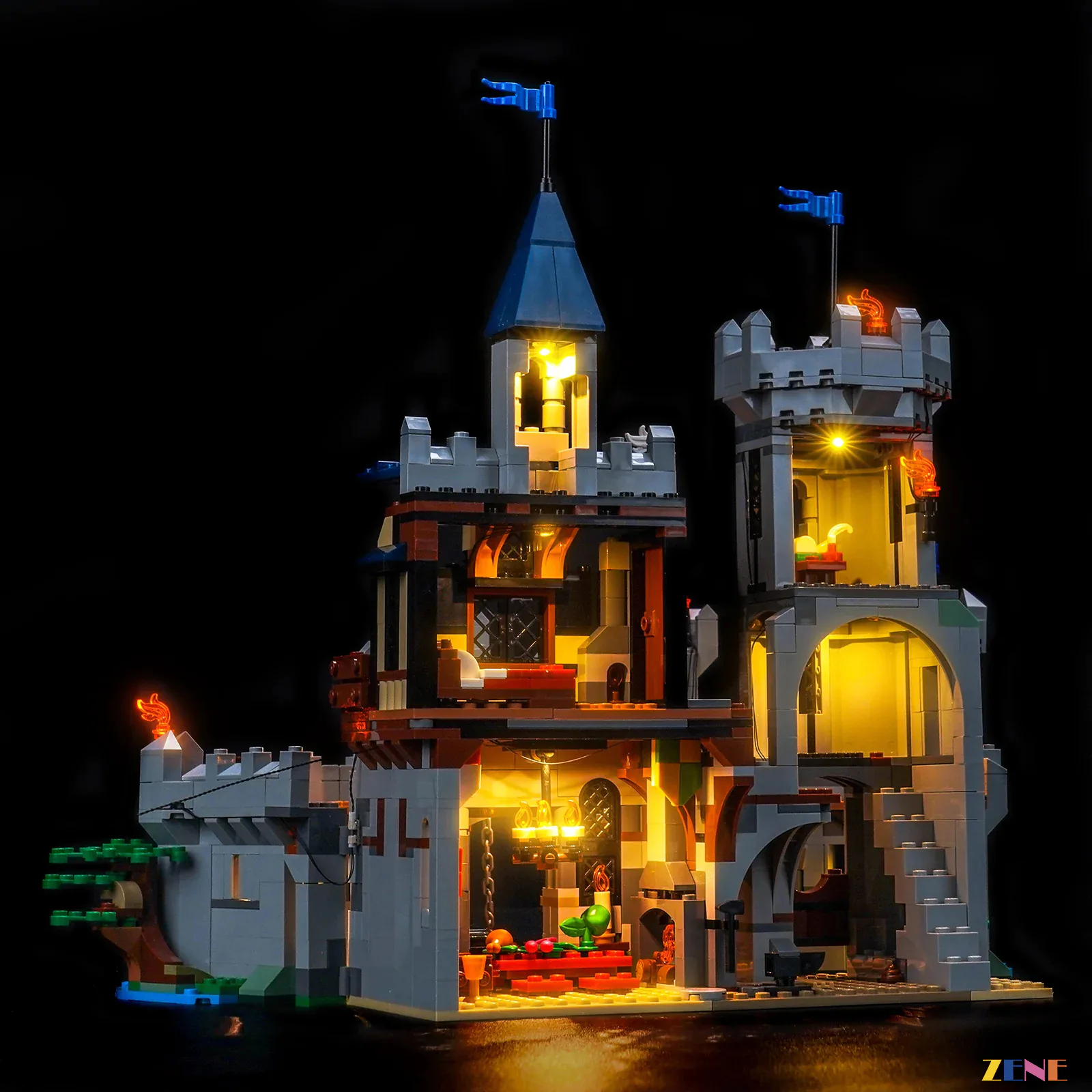 Light Kit for Medieval Horse Knight Castle #31168 - Image 15