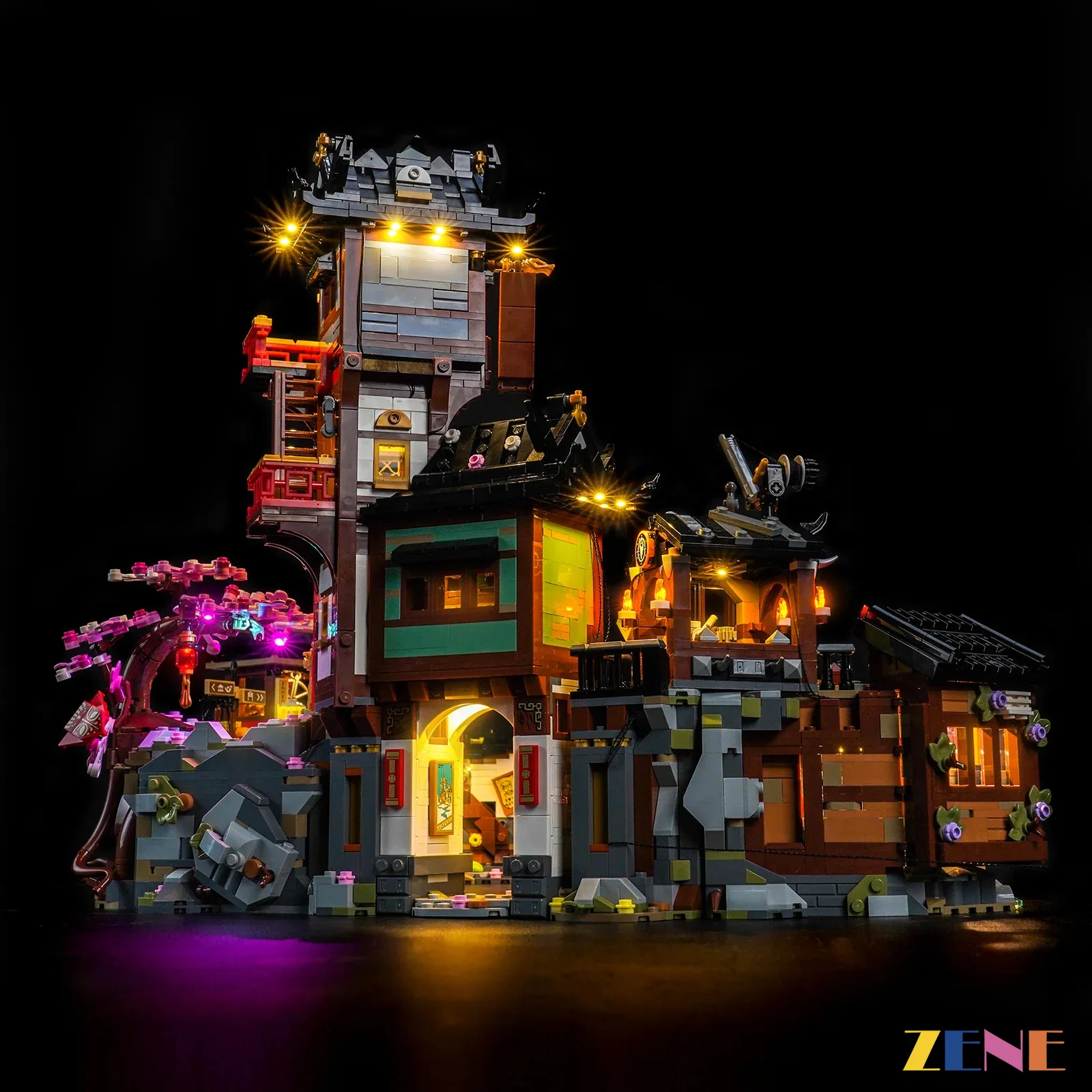 Light Kit for NINJAGO The Old Town 15th Anniversary #71861 - Image 3