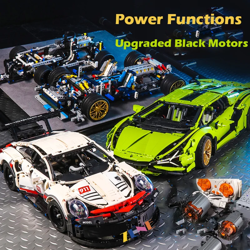 Power Functions Kit for THE BATMAN BATMOBILE #42127 Motor - Image 2