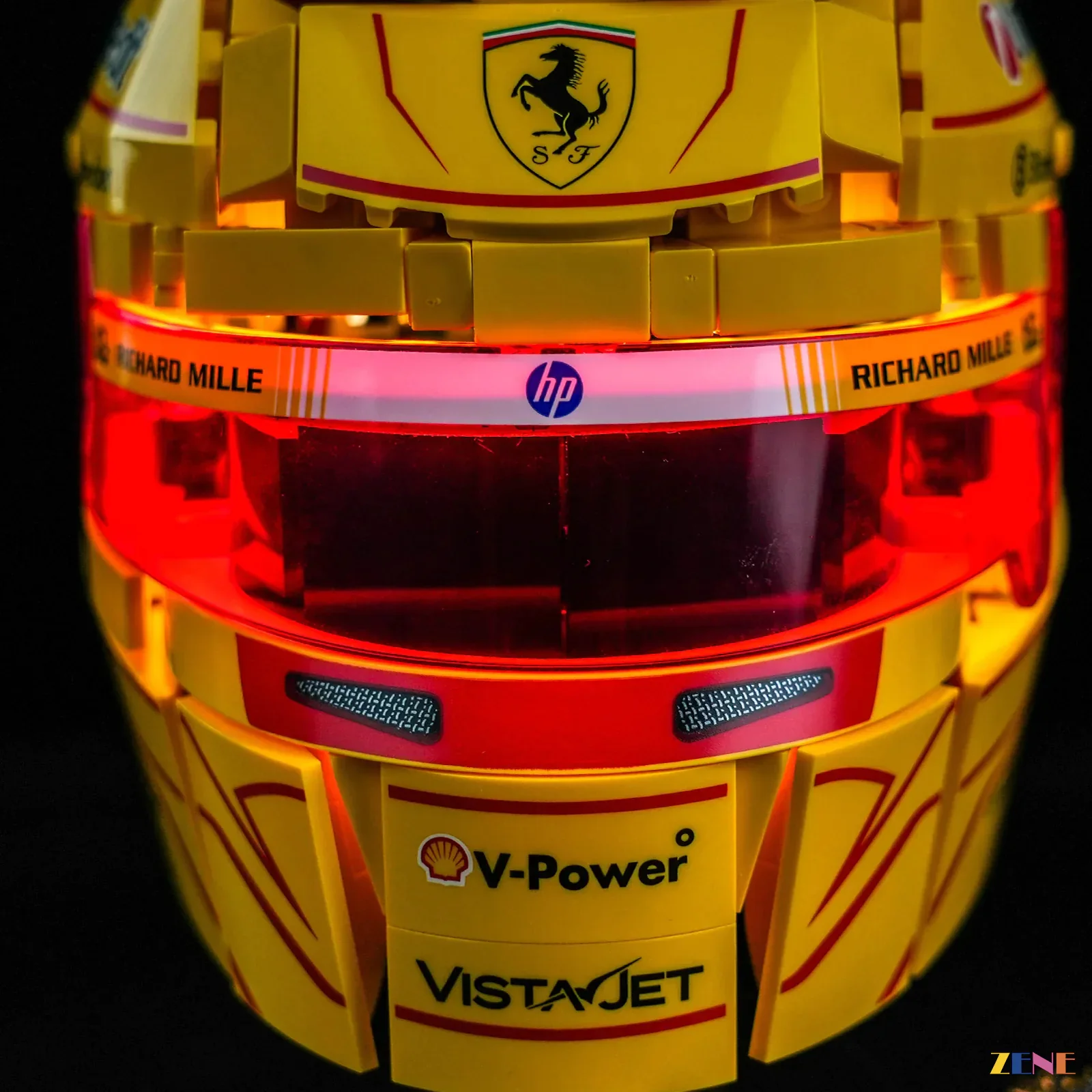 Light Kit for Scuderia Ferrari HP Lewis Hamilton Helmet #43022 - Image 5