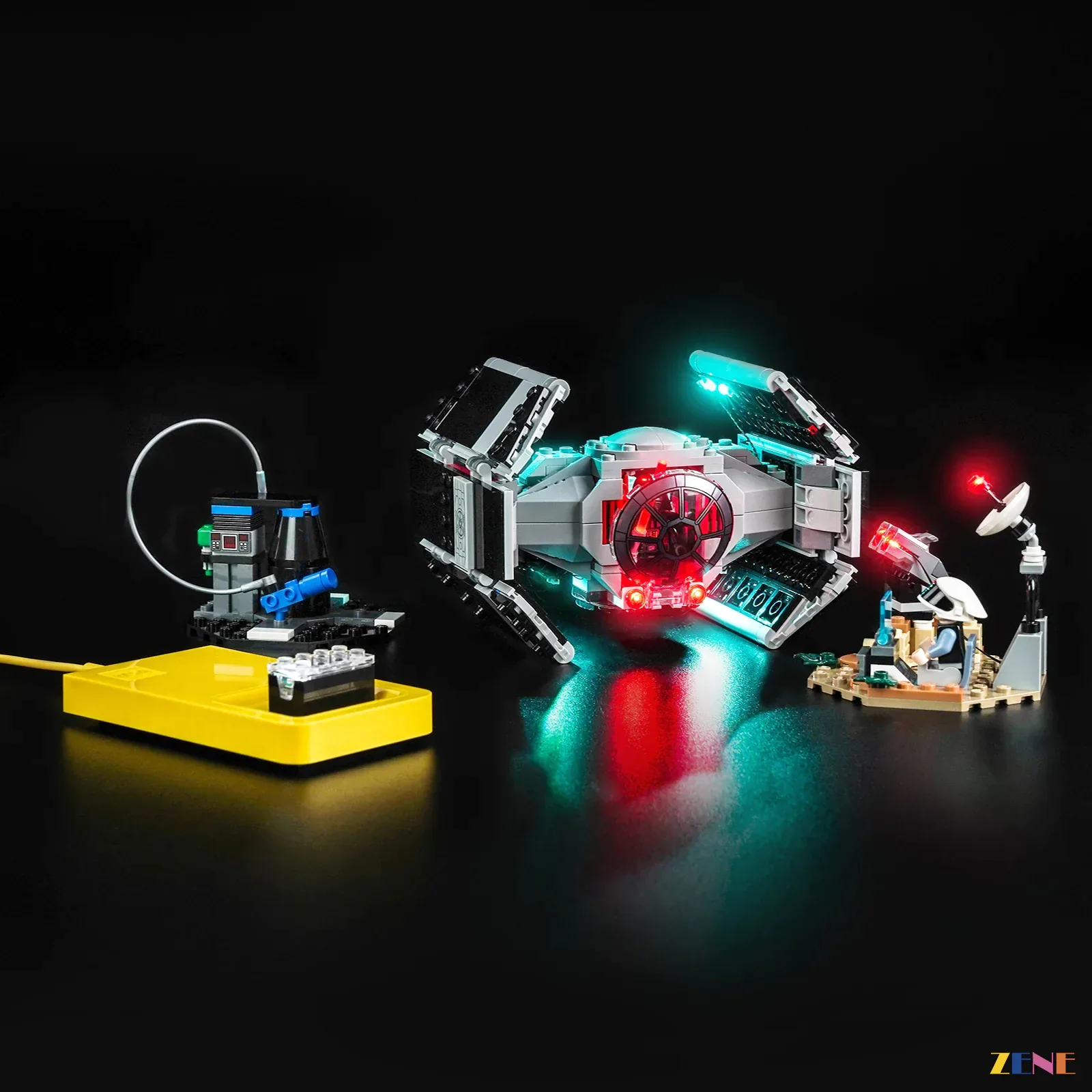 Light Kit for SMART Play: Darth Vader's TIE Fighter #75421 - Image 5