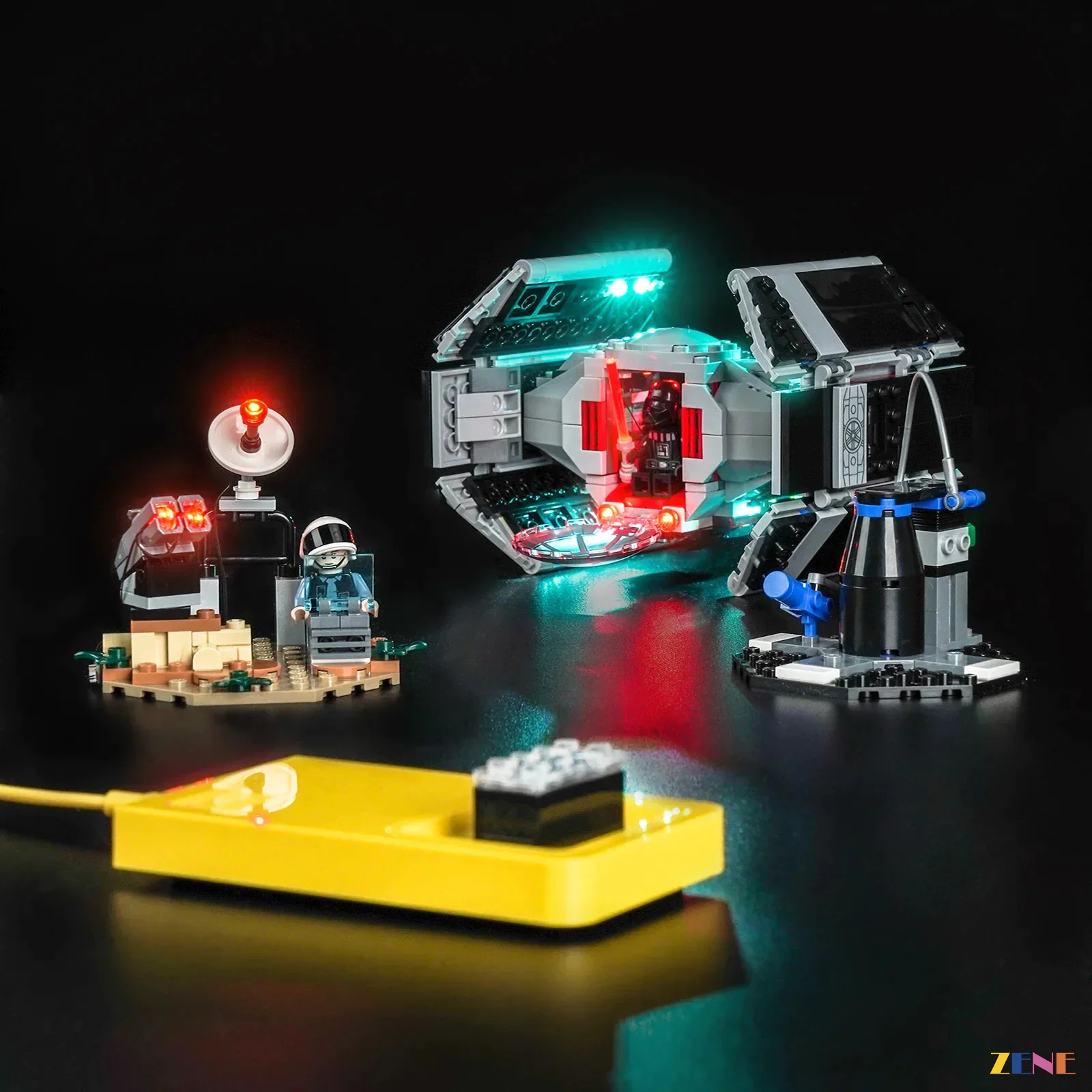 Light Kit for SMART Play: Darth Vader's TIE Fighter #75421 - Image 7