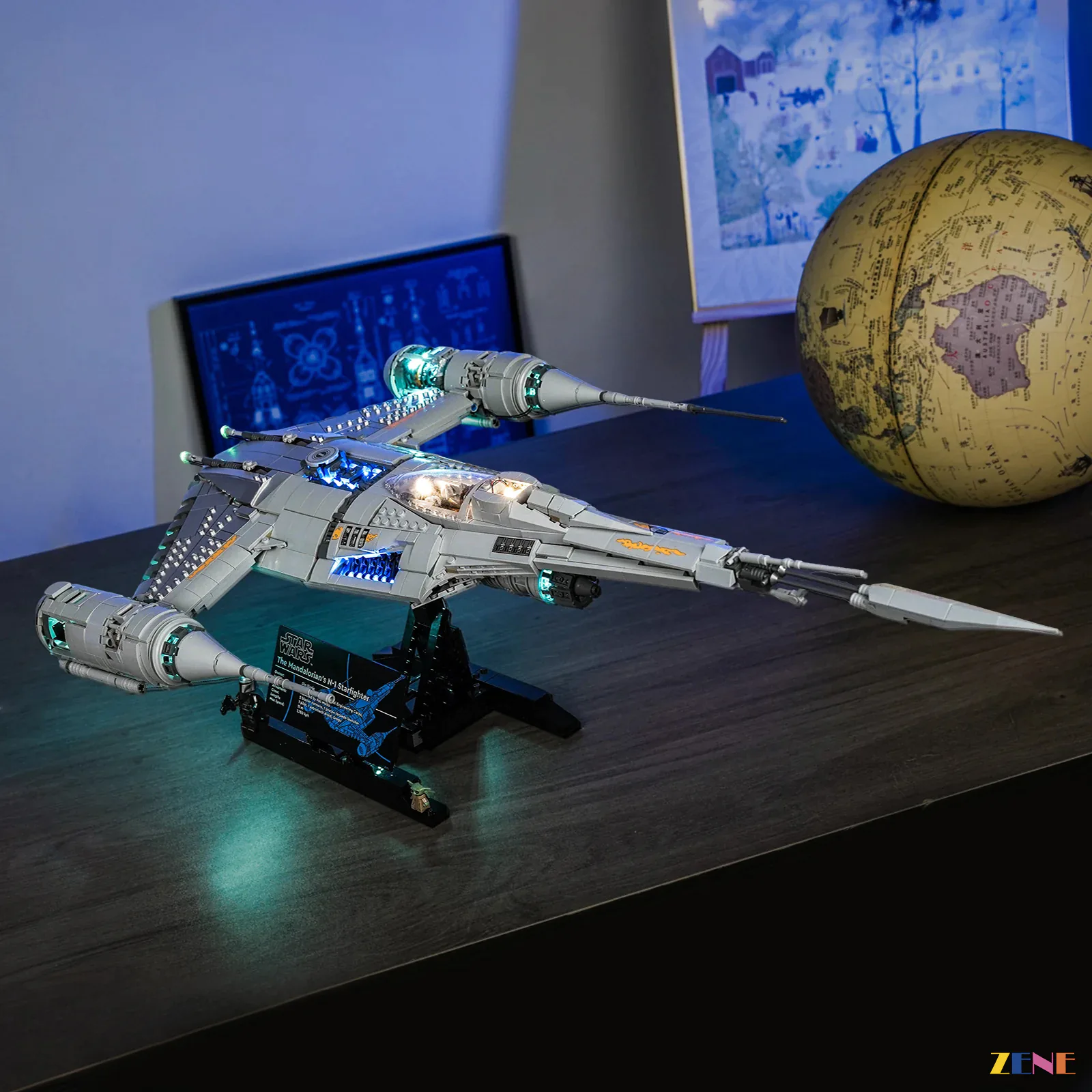 Light Kit for The Mandalorian's N-1 Starfighter #75442 - Image 2