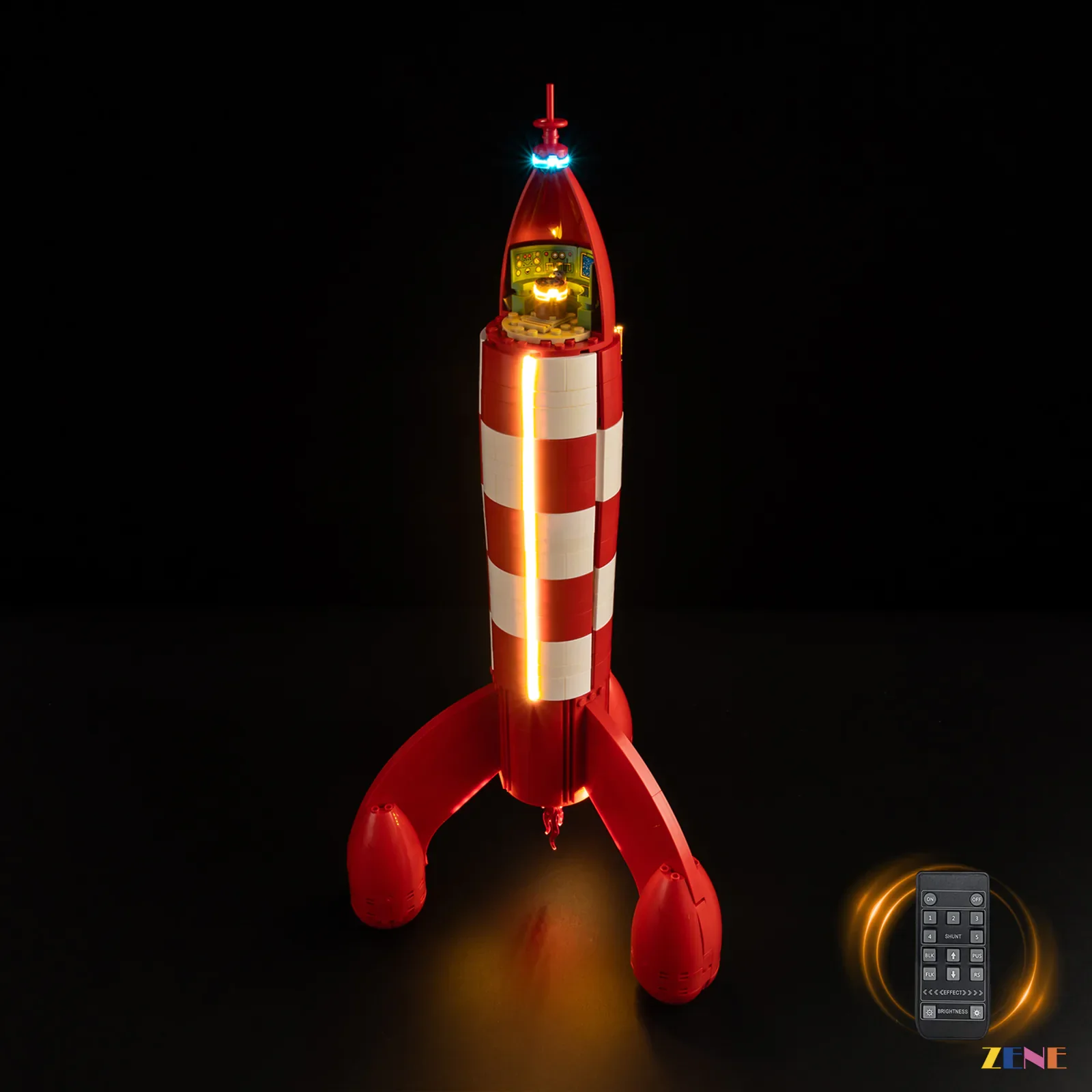 Light Kit for Tintin Moon Rocket #21367 (Ver. 2) - Image 2