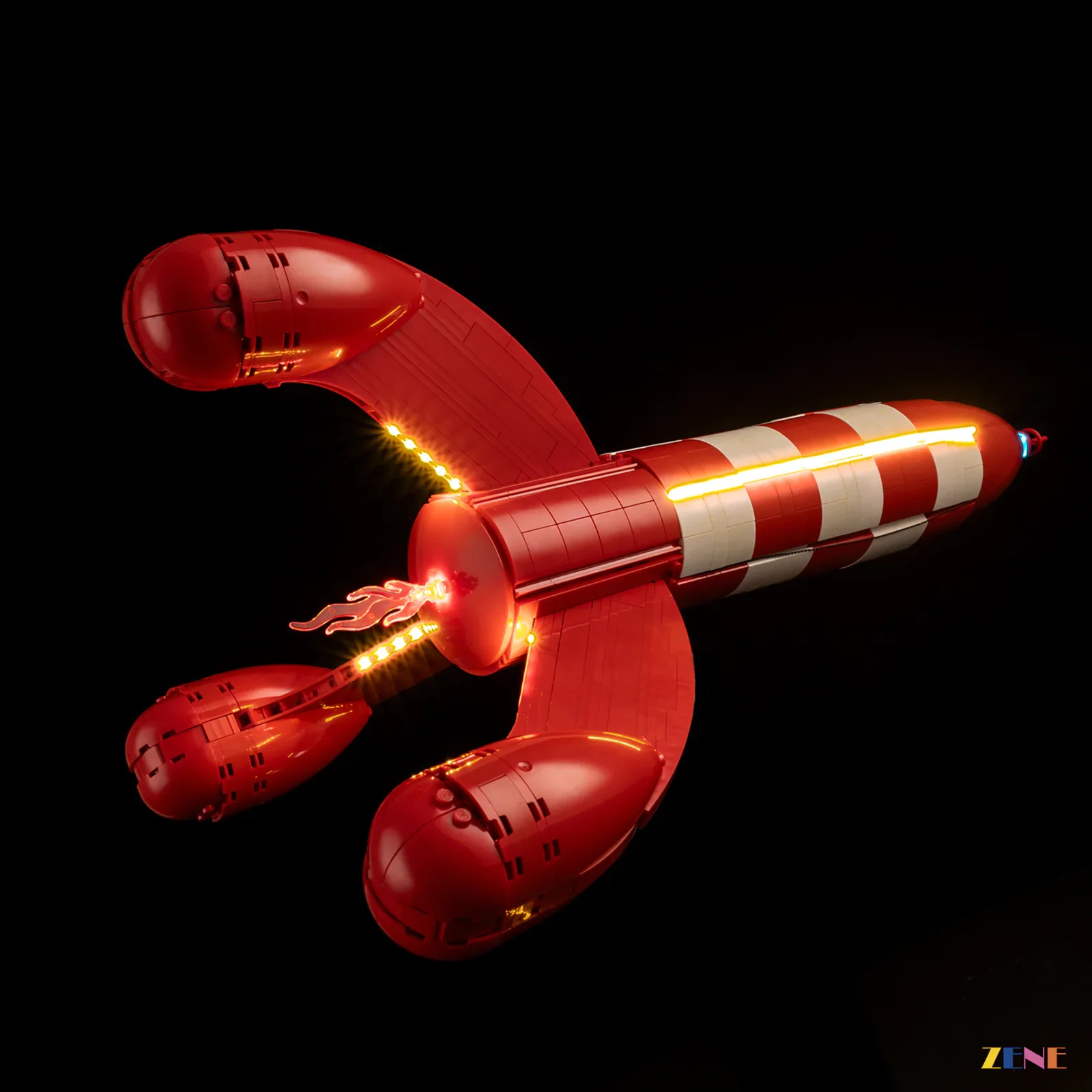 Light Kit for Tintin Moon Rocket #21367 (Ver. 2) - Image 4