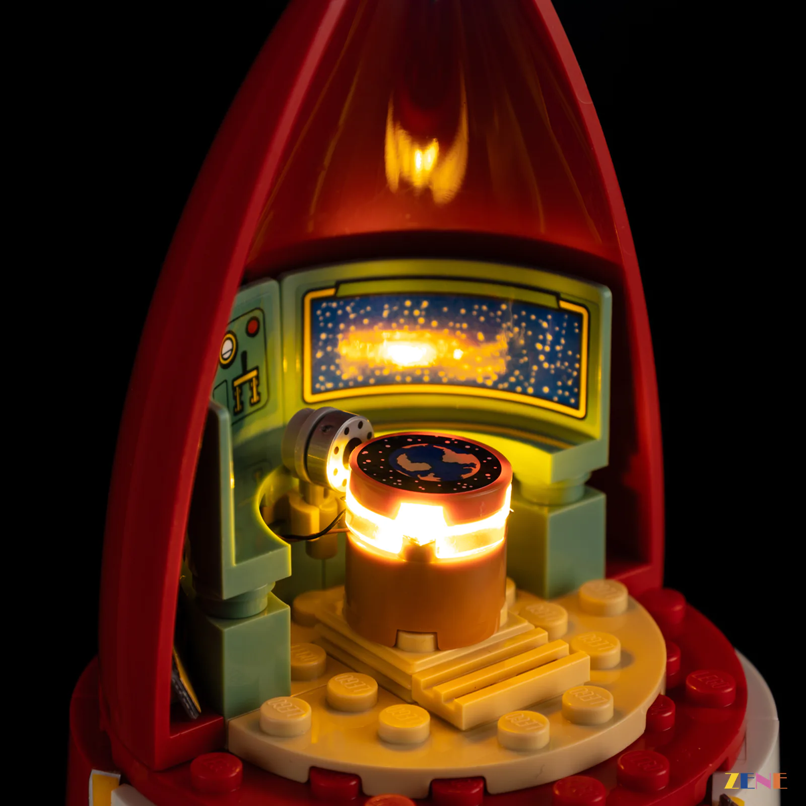 Light Kit for Tintin Moon Rocket #21367 (Ver. 2) - Image 5