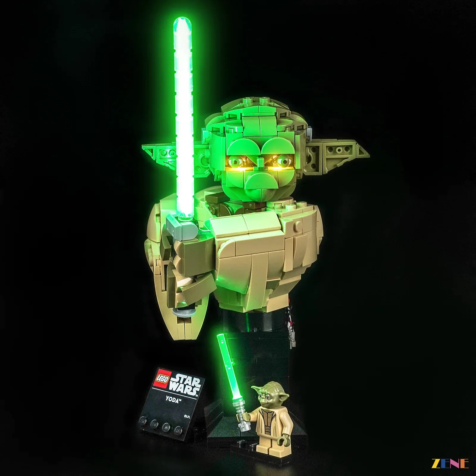 Light Kit for Yoda Bust #75438 - Image 2