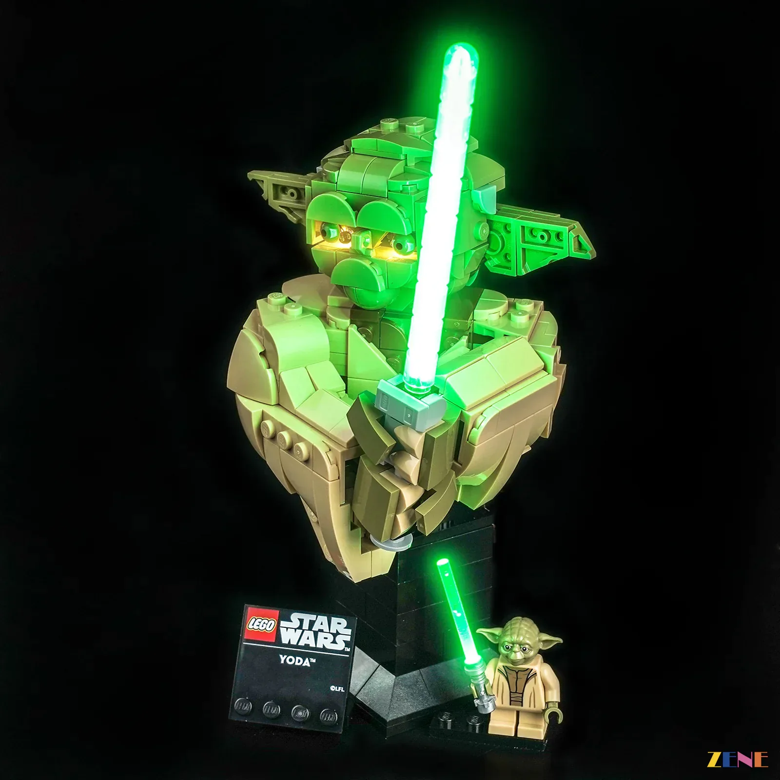 Light Kit for Yoda Bust #75438 - Image 6