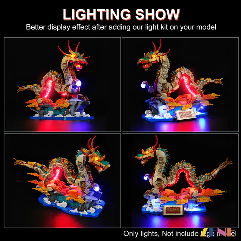 Light Kit for Auspicious Dragon #80112 - Image 4