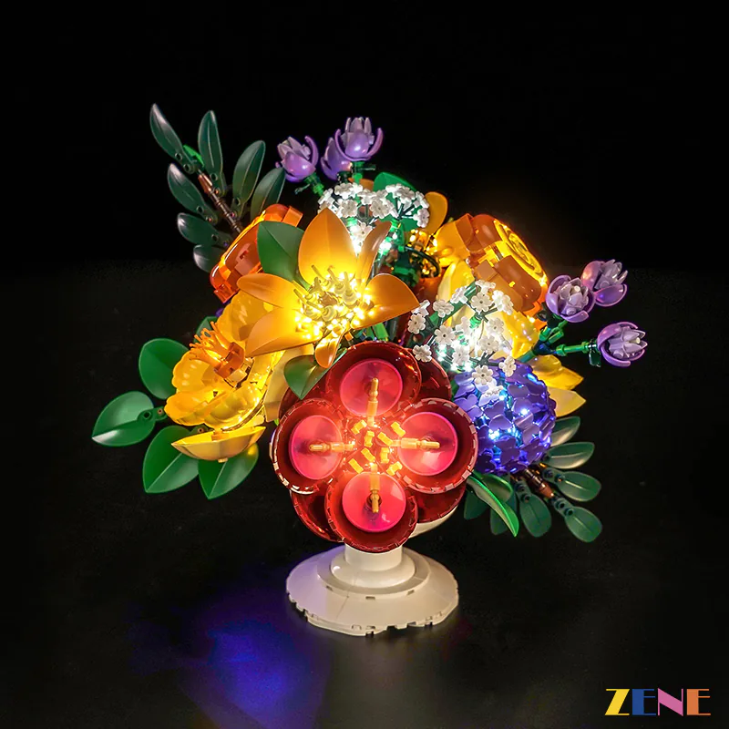Light Kit for Botanical Flower Arrangement #10345 - Image 4