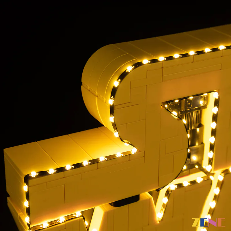 Light Kit for Brick-Built Star Wars Logo #75407 - Image 4