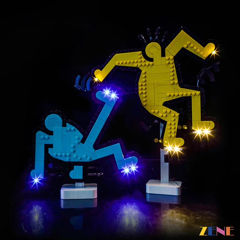 Light Kit for Dancing Figures #31216 Art Keith Haring - Image 7