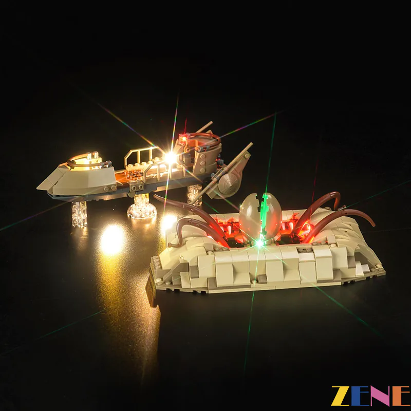 Light Kit for Desert Skiff Sarlacc Pit #75396 - Image 3