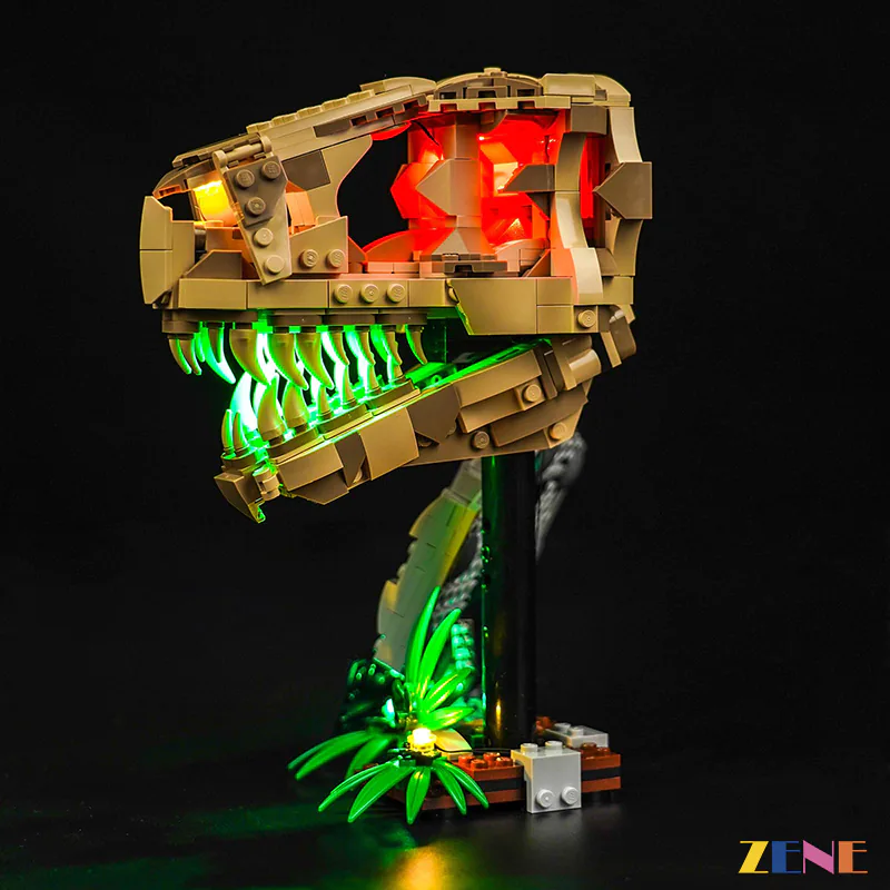 Light Kit for Dinosaur Fossils T-rex Skull #76964 - Image 5