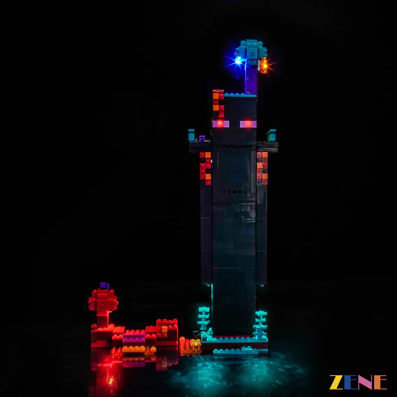 Light Kit for Minecraft® Enderman Tower #21279 - Image 11