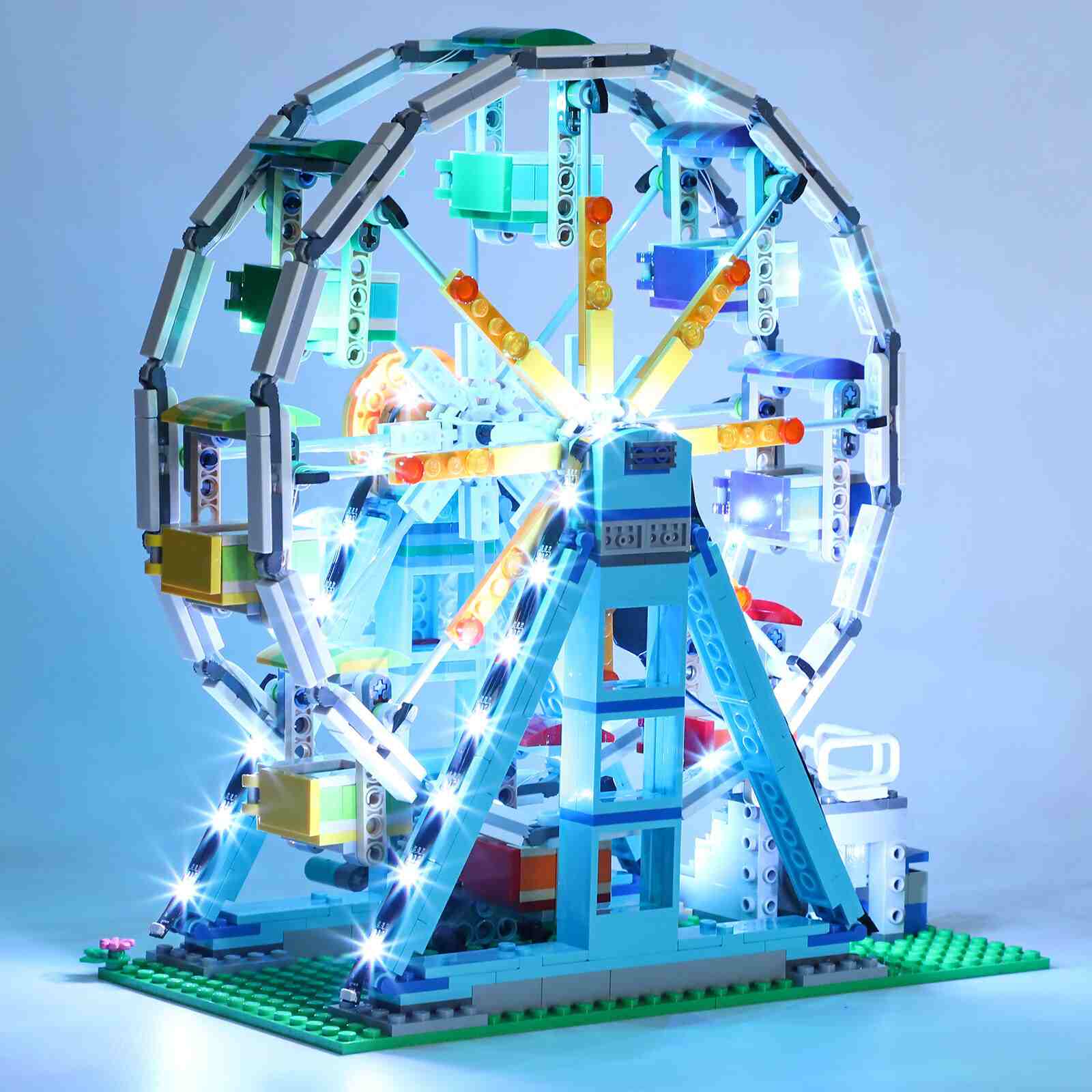 Light Kit for Ferris Wheel #31119 (RC & 12 RGB Colors) - Image 6