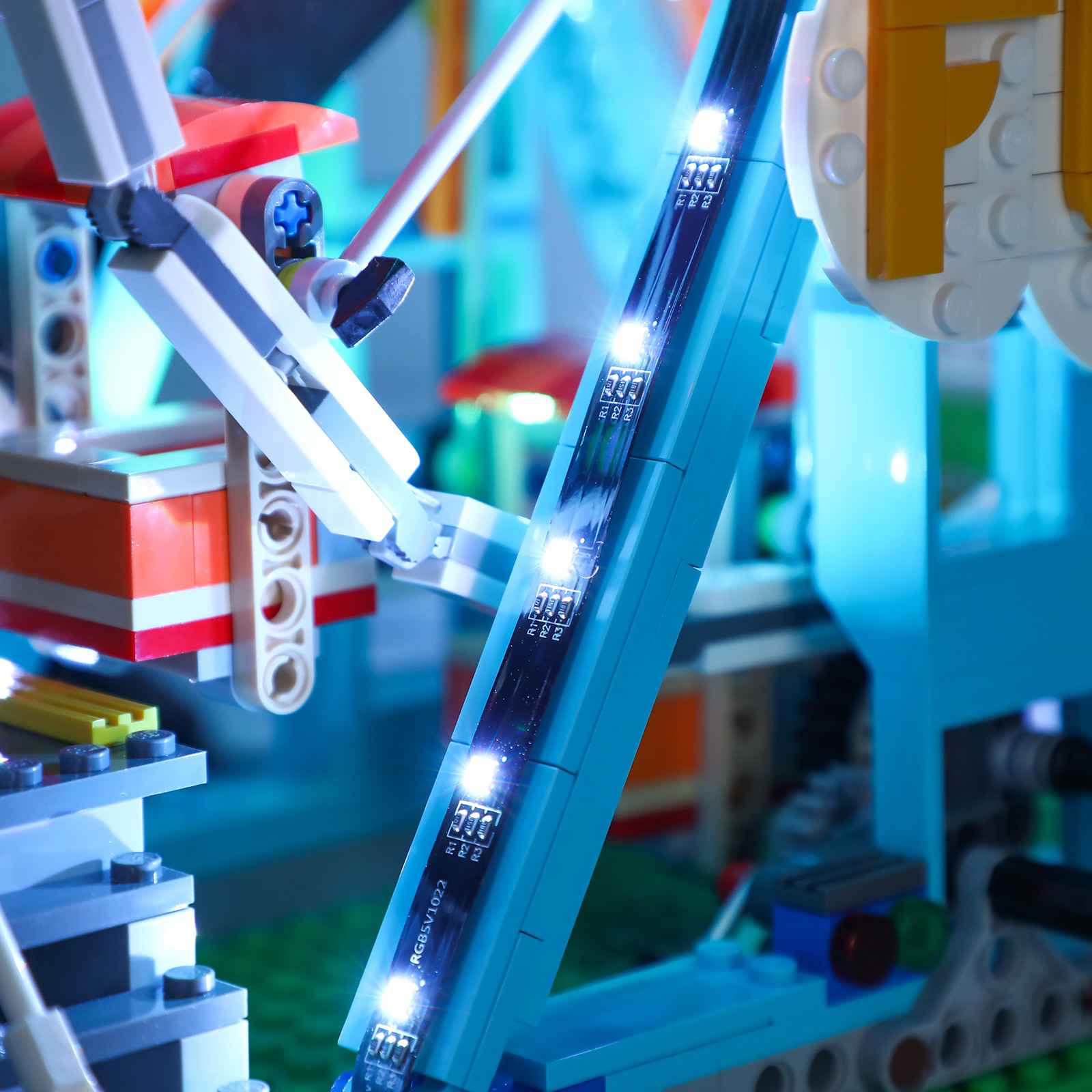 Light Kit for Ferris Wheel #31119 (RC & 12 RGB Colors) - Image 9