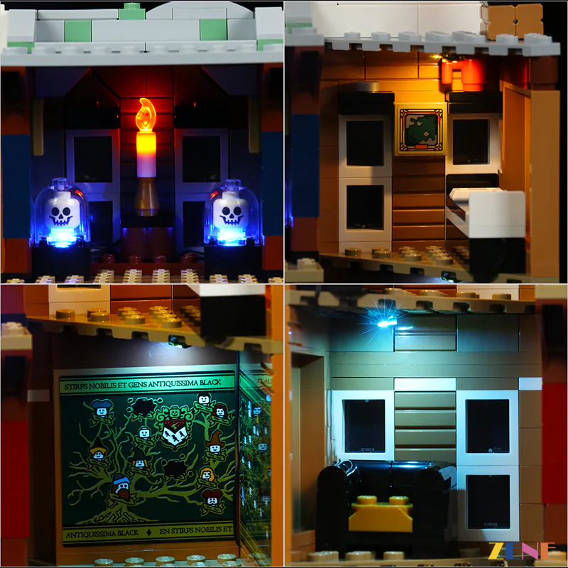Light Kit for Grimmauld Place #76408 - Image 4