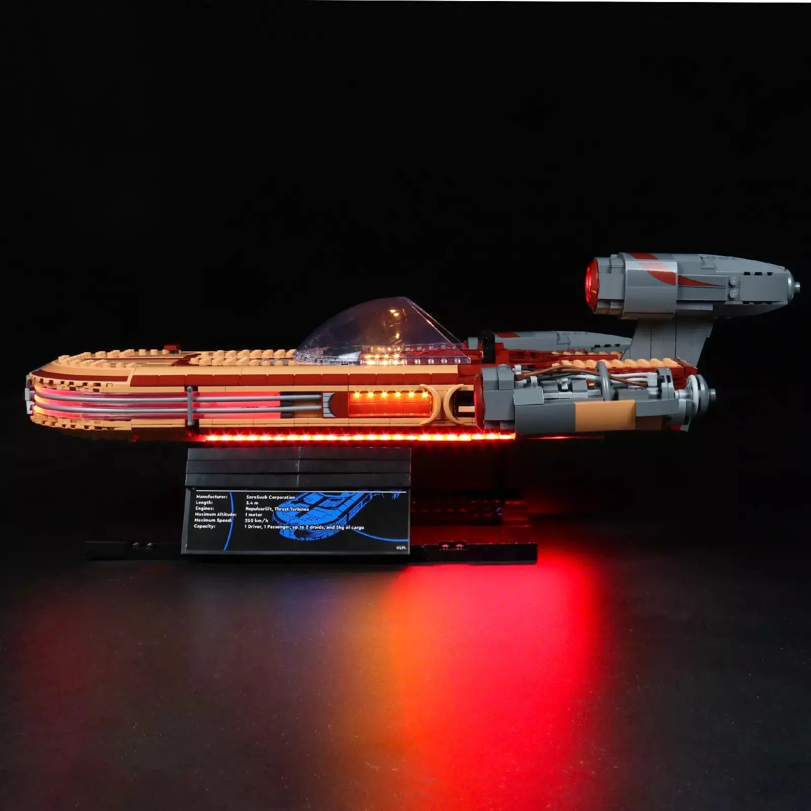 Light Kit for Luke Skywalker’s Landspeeder™ #75341 - Image 2