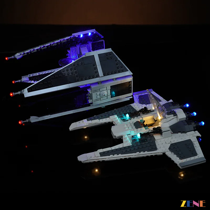 Light Kit for Mandalorian Fang Fighter vs. TIE #75348 - Image 2