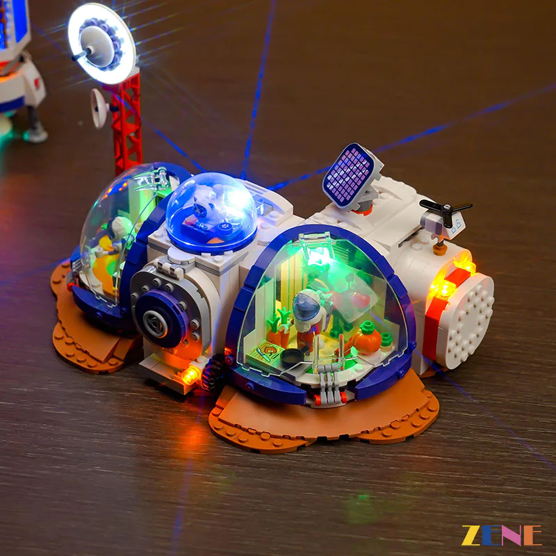 Light Kit for Mars Space Base and Rocket #42605 - Image 3