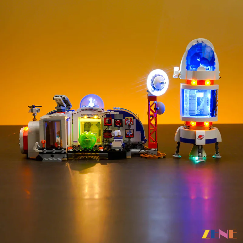Light Kit for Mars Space Base and Rocket #42605 - Image 6