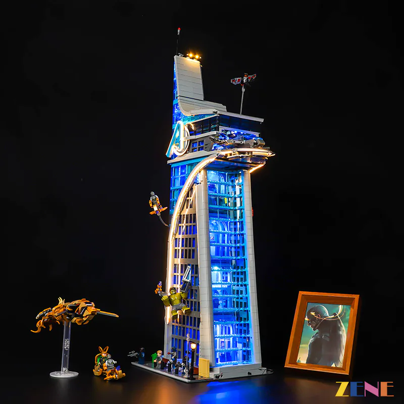 Light Kit for Marvel Avengers Tower #76269 (Ver.2)