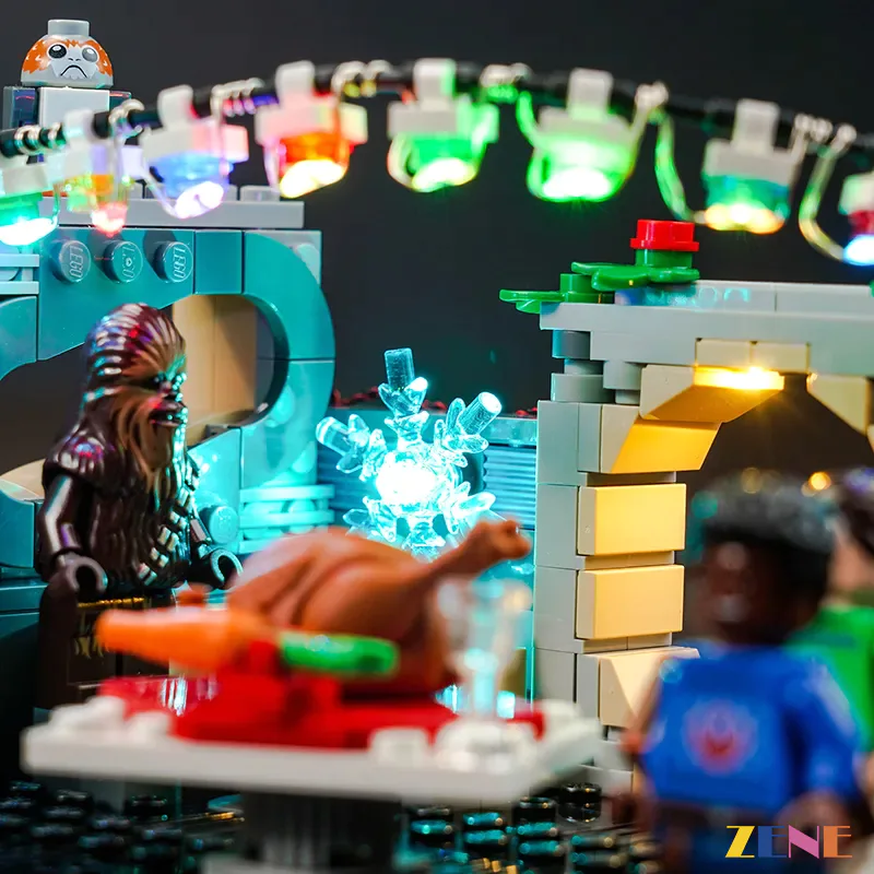 Light Kit for Millennium Falcon Holiday Diorama #40658 - Image 2
