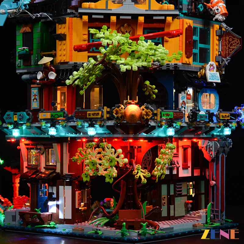 Light Kit for NINJAGO City Gardens #71741 - Image 5