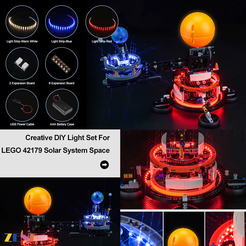 Light Kit for Planet Earth and Moon in Orbit #42179 - Image 6