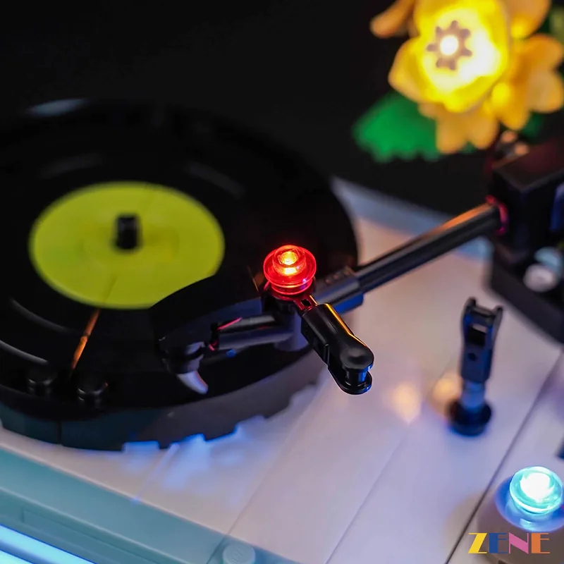 Light Kit for Record Player with Flowers #31172 - Image 14